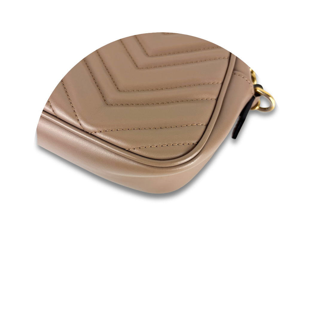 Gucci Dusty Rose Marmont Small Camera Bag