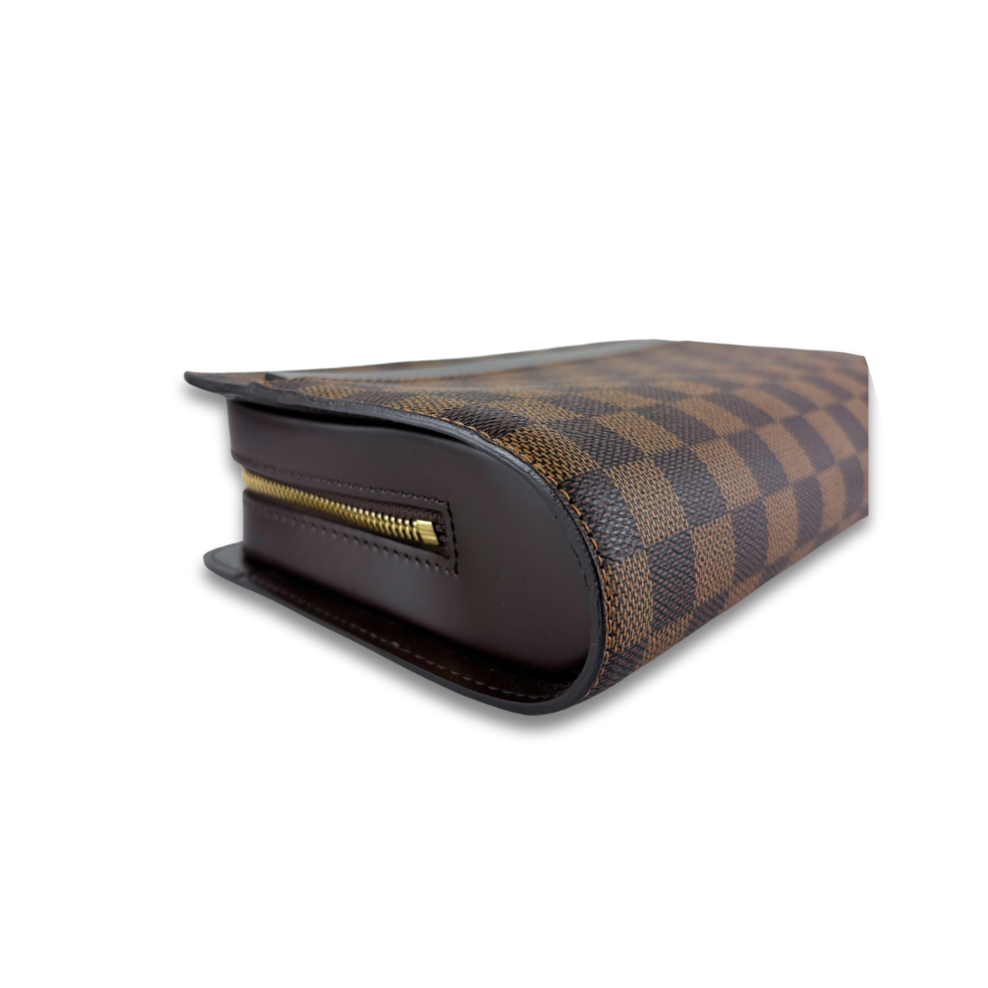 Louis Vuitton Damier Ebene Saint Louis Wristlet Clutch