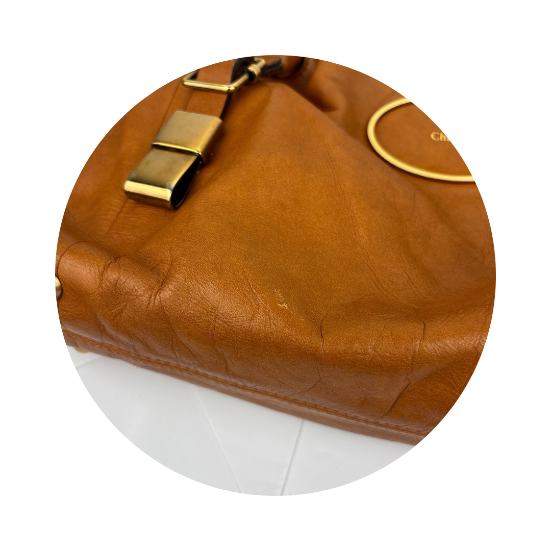 Chloe Victoria Leather Tote Bag