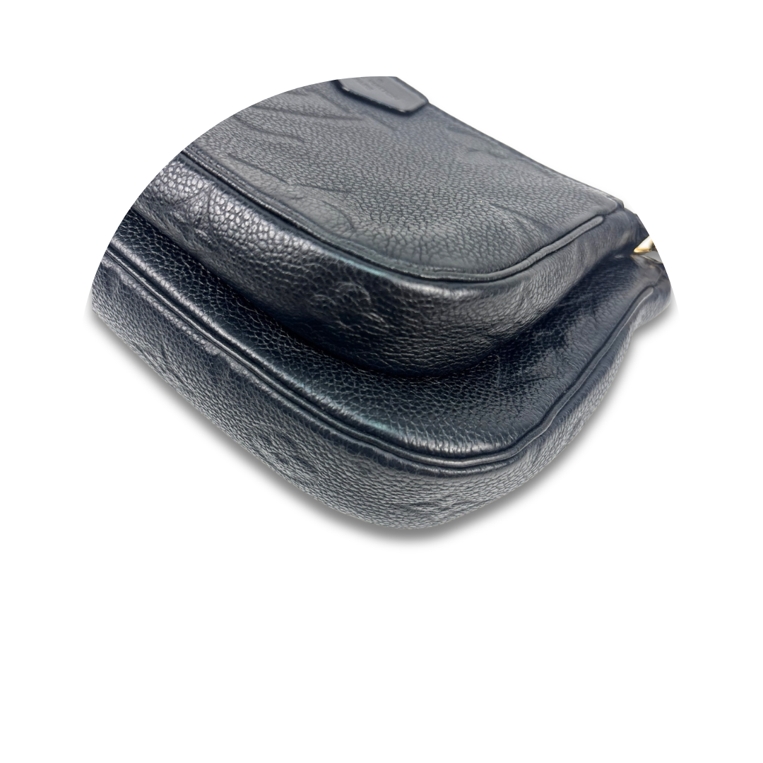 Louis Vuitton Black Empreinte Multi Pochette Accessoires