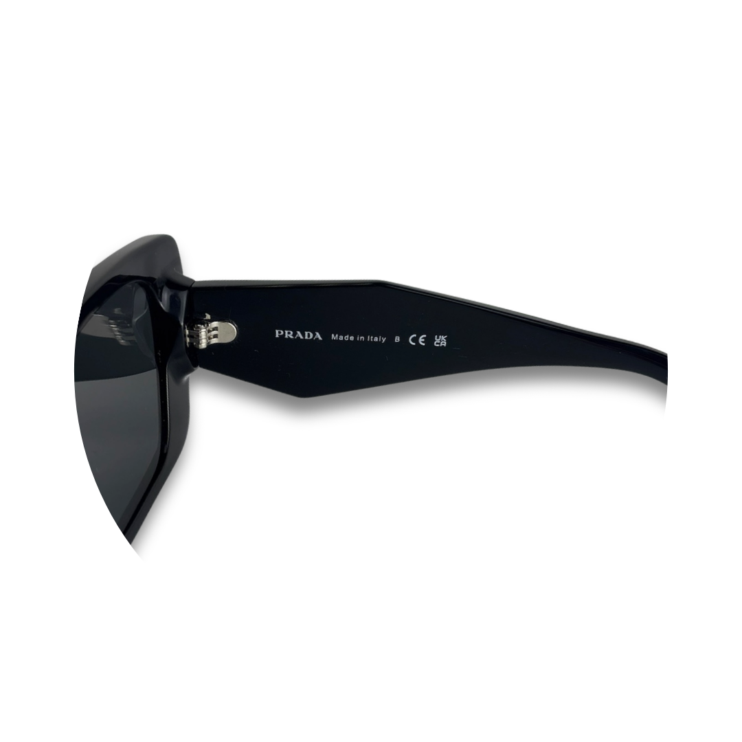 Prada Black Rectangular Sunglasses