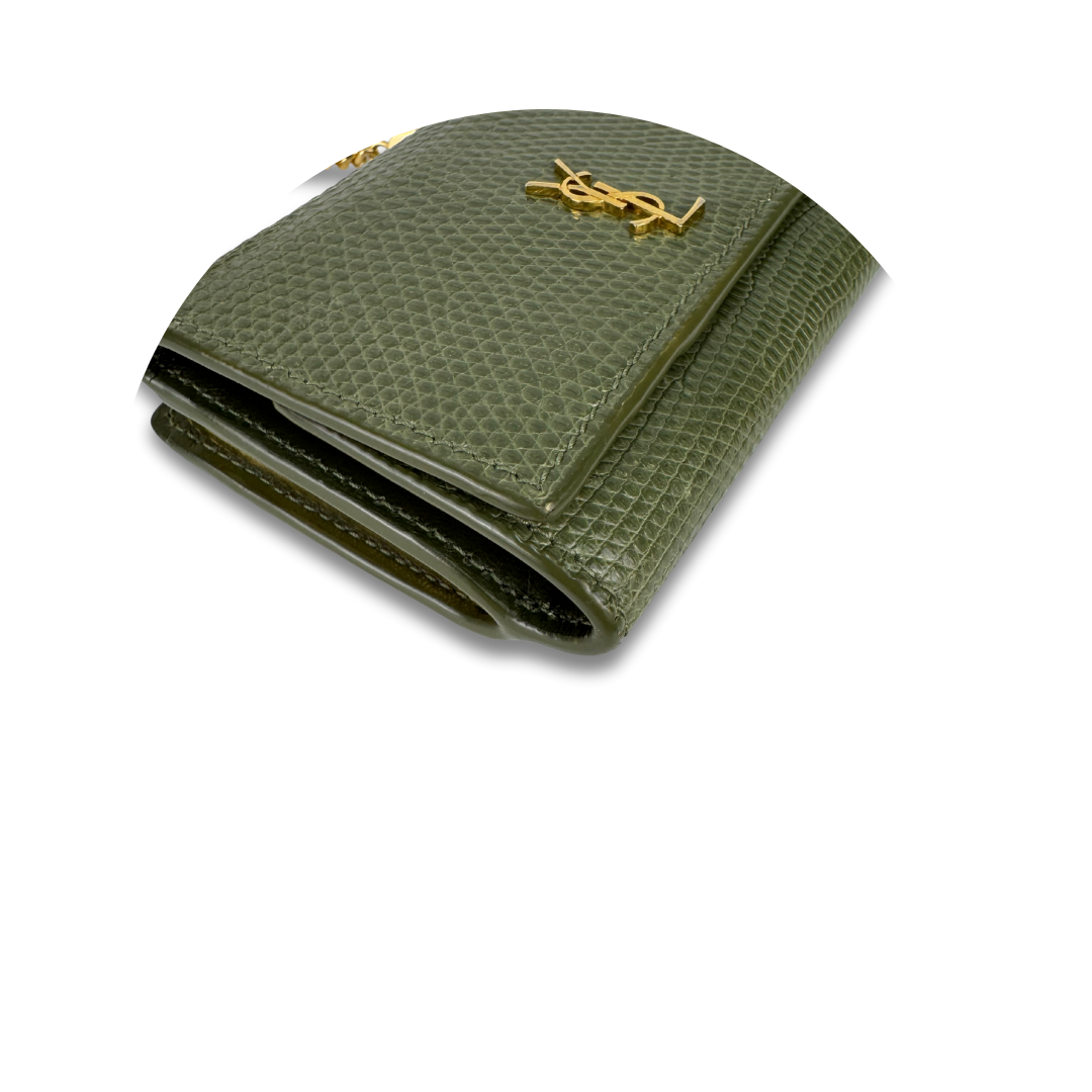 YSL Mini Lizard Belt Wallet