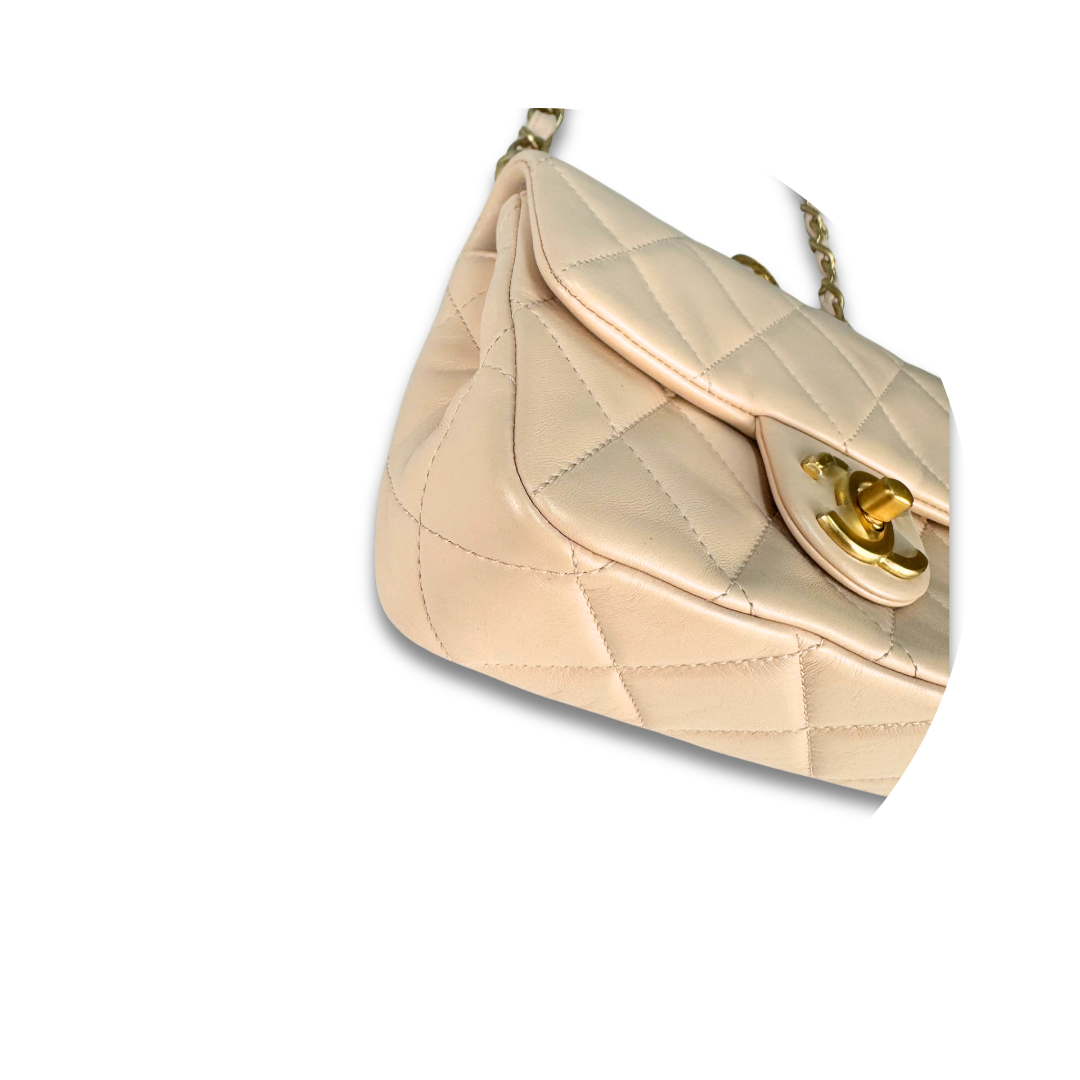 Chanel Blush Pink Mini Single Flap