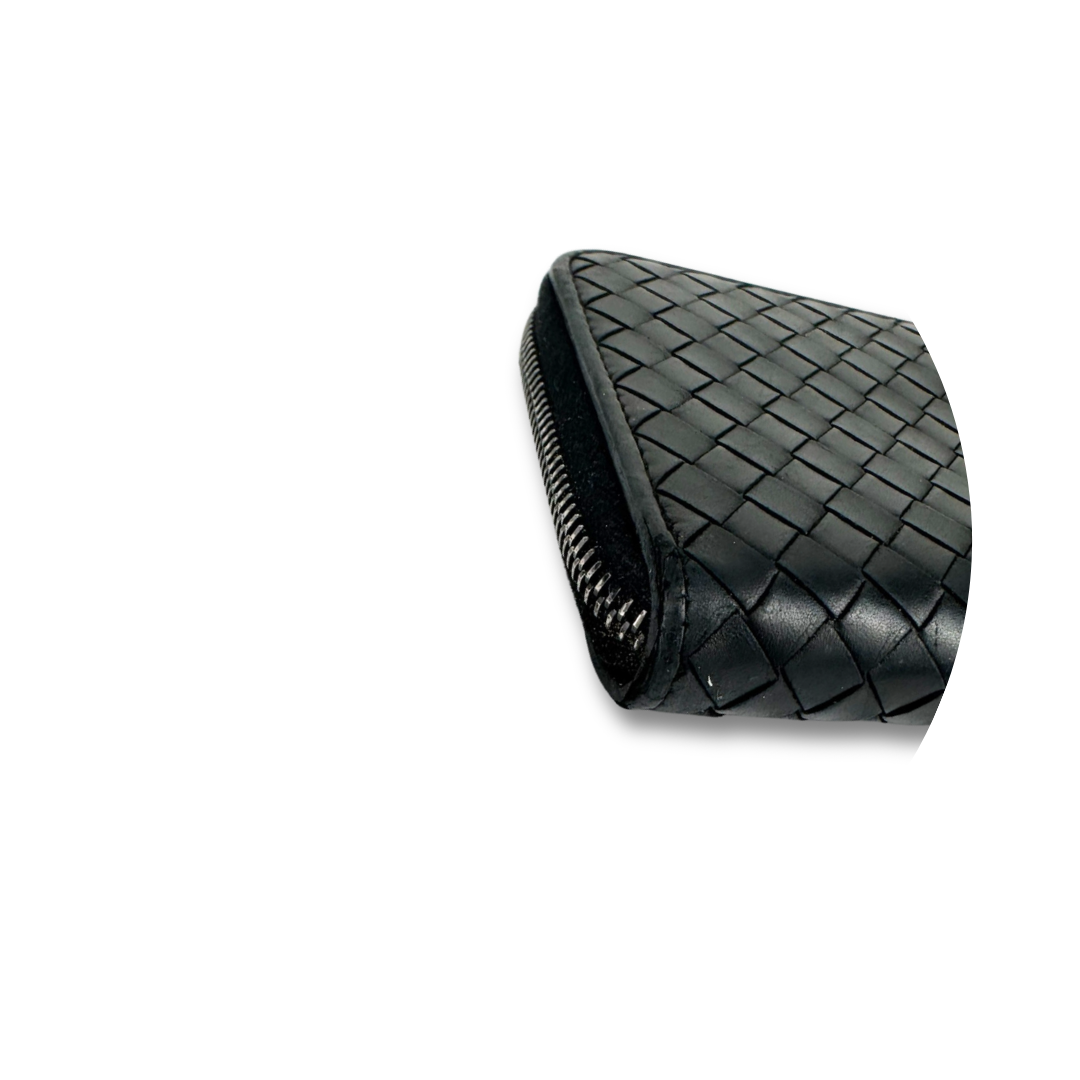 Bottega Veneta Intrecciato Zipper Wallet