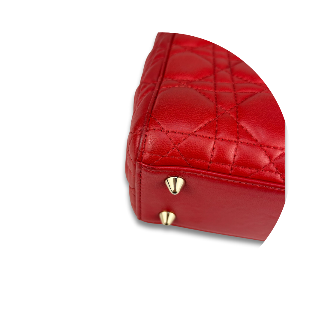 Dior Red Small Lady Dior