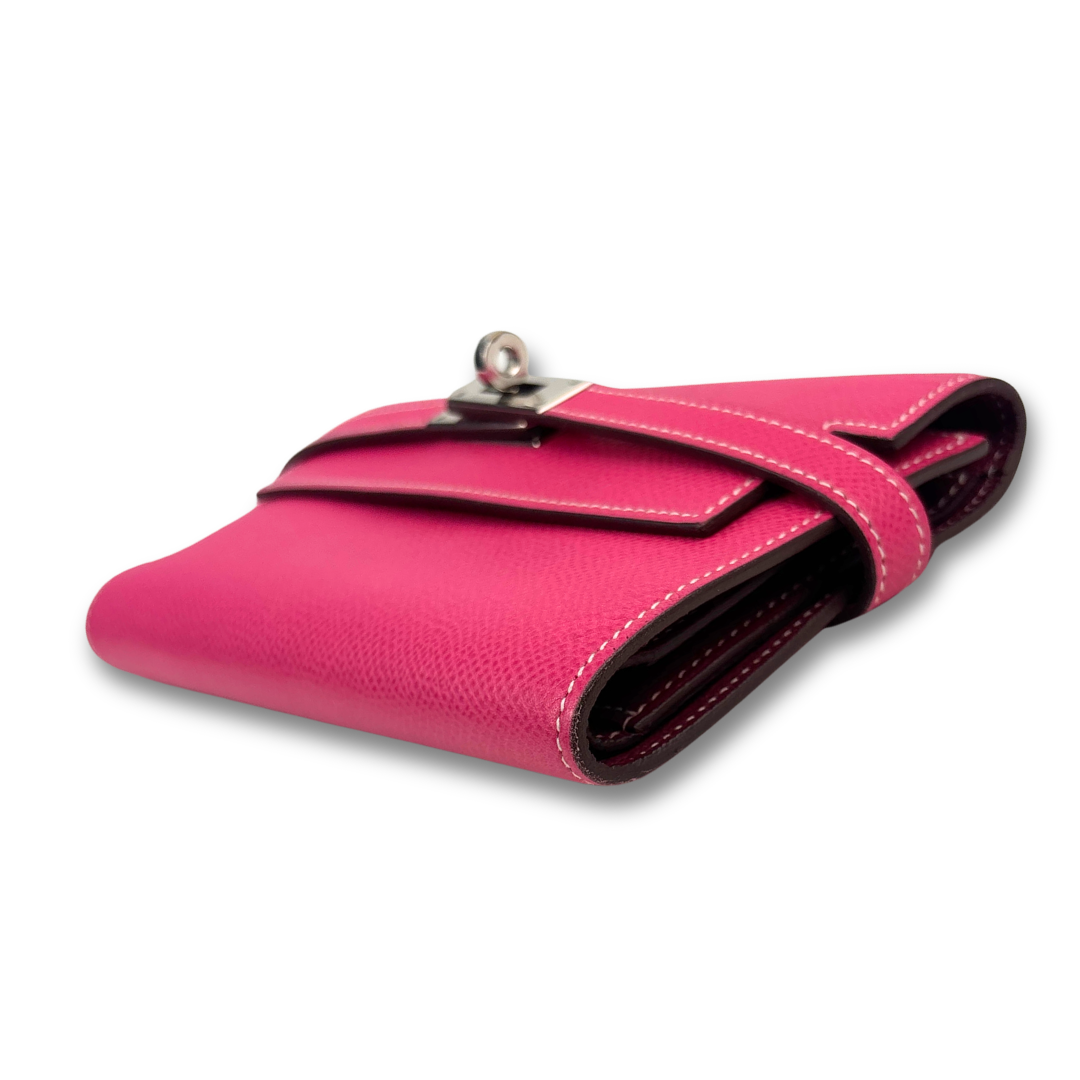 Hermès Hot Pink Epsom Kelly Medium Wallet