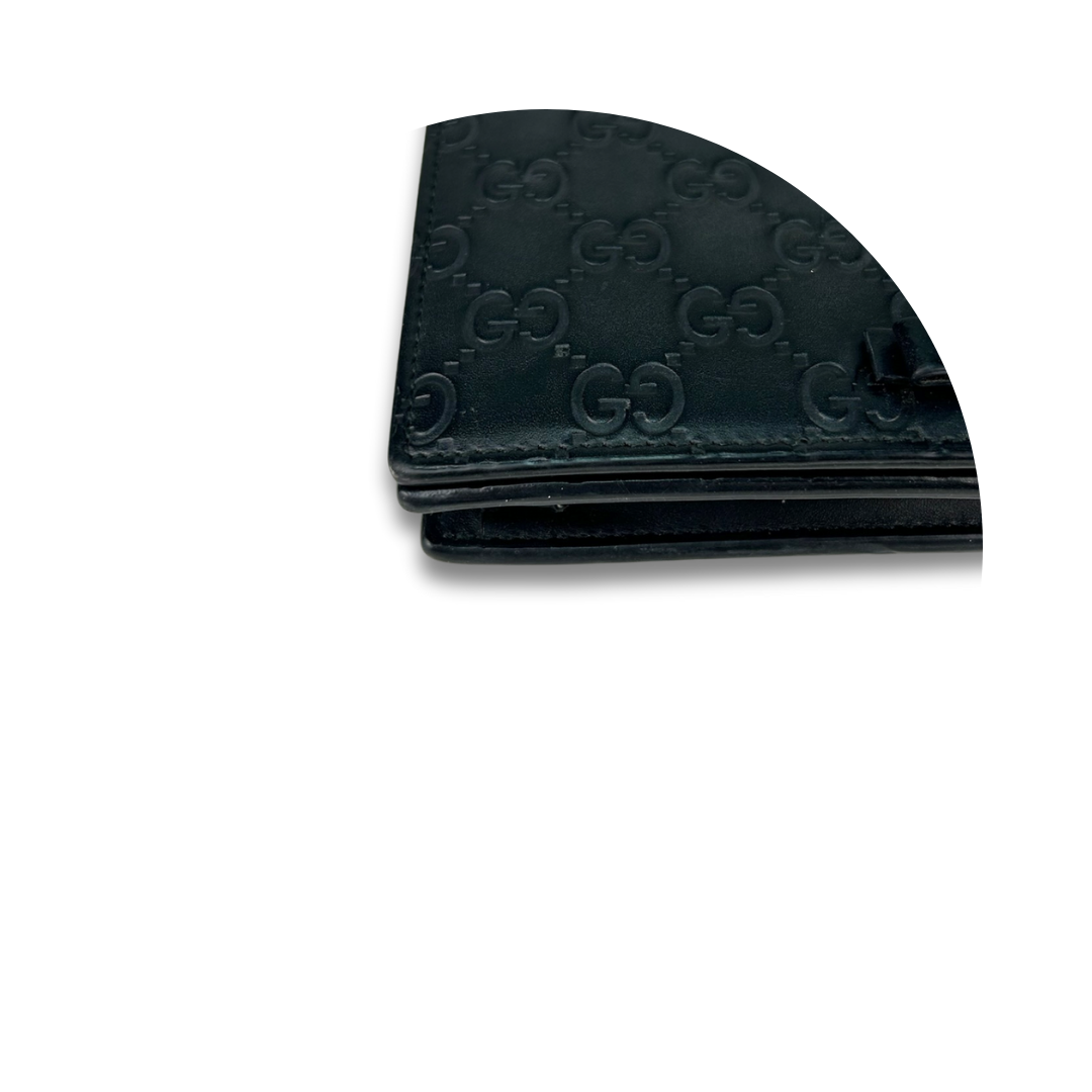 Gucci Guccissima Signature Bow Chain Wallet