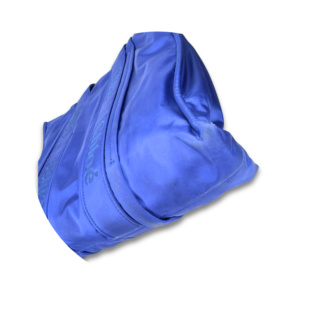 Chloe Blue Nylon Woody Tote