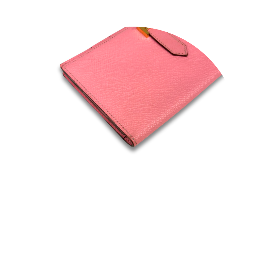 Hermes Swift Bearn Wallet Pink