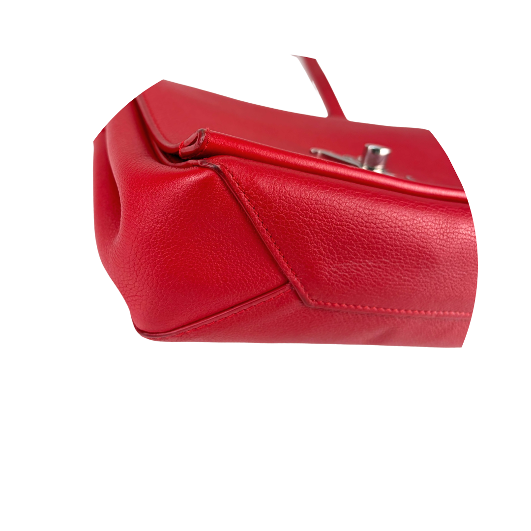Louis Vuitton Red Lockme II Chain Bag BB