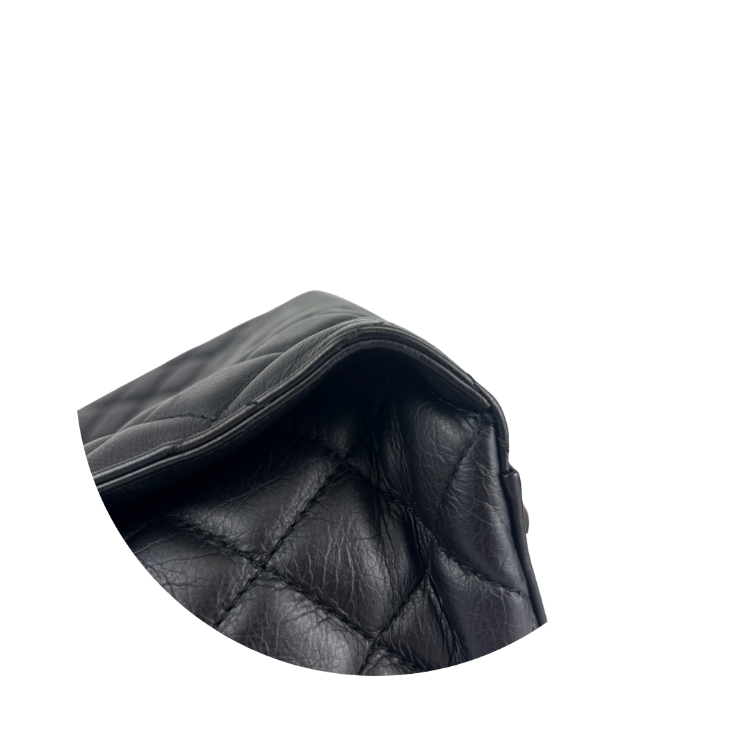 Chanel Black Chic and Soft Quilted Shopping Tote