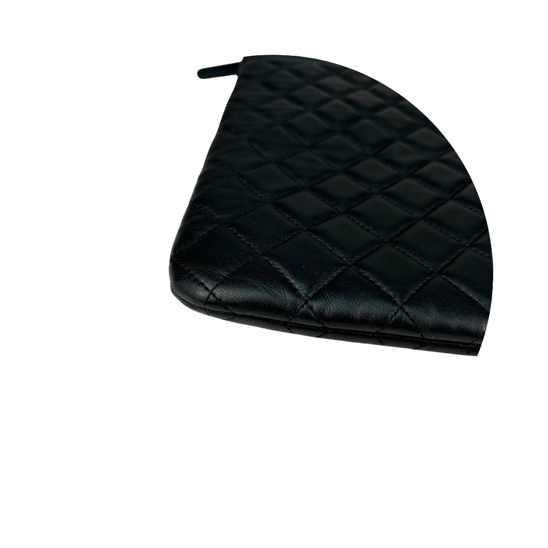 Chanel Calfskin Boy Zipper Clutch