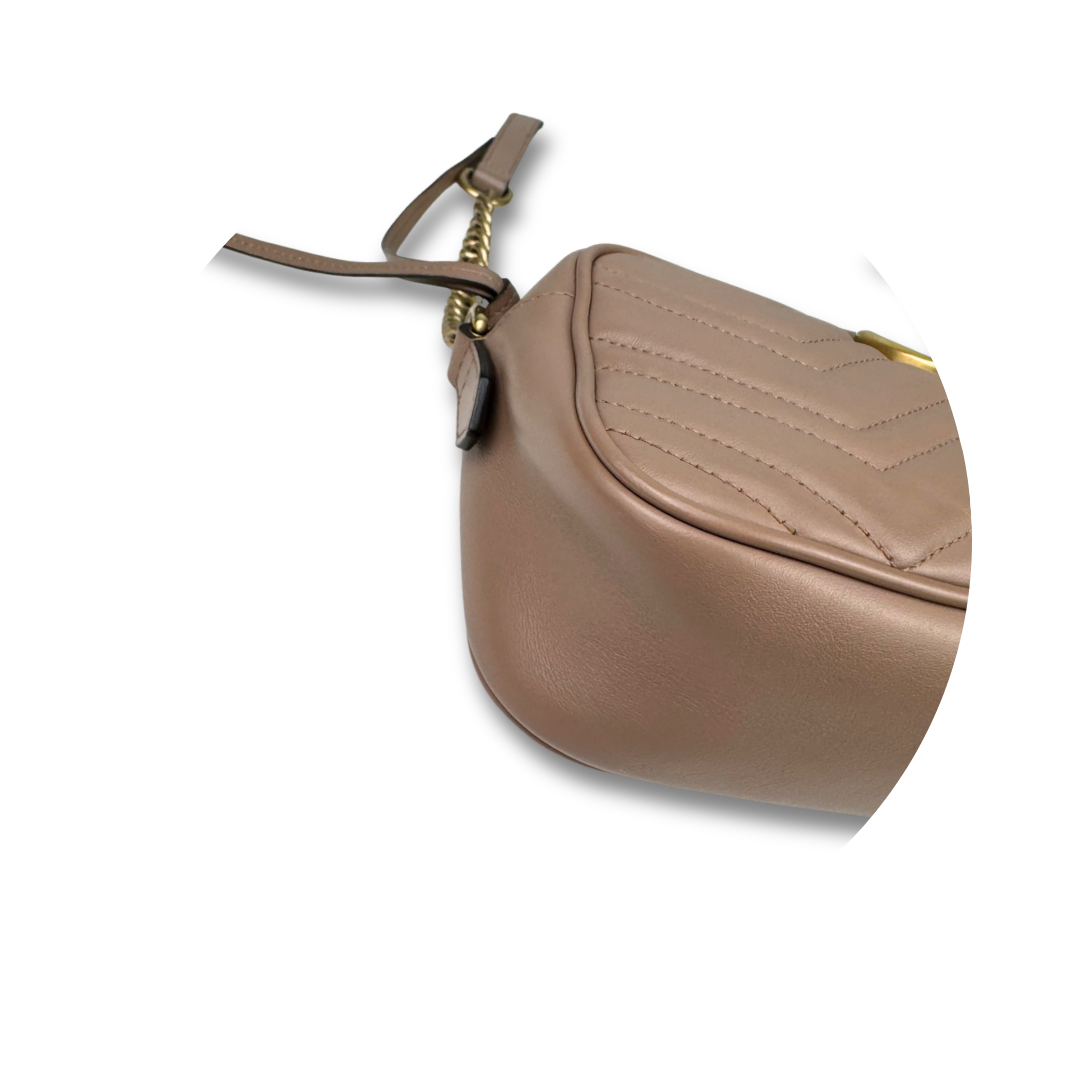 Gucci Dusty Rose Marmont Small Camera Bag