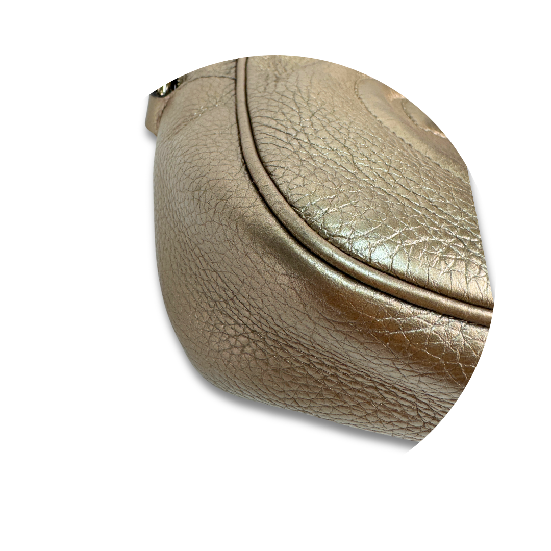 Gucci Metallic Gold Soho Disco Crossbody