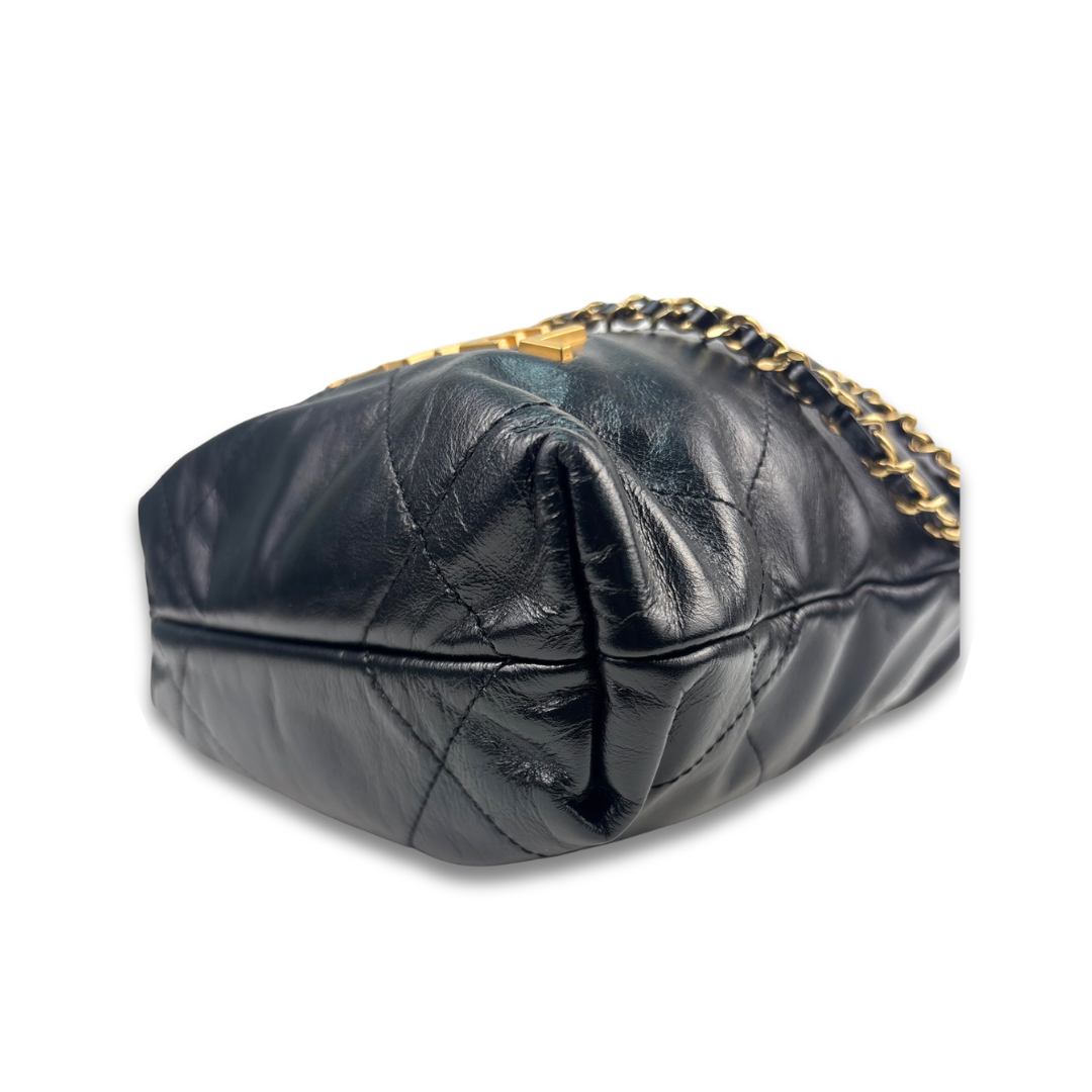 Chanel Black Mini Chanel 22 Hobo