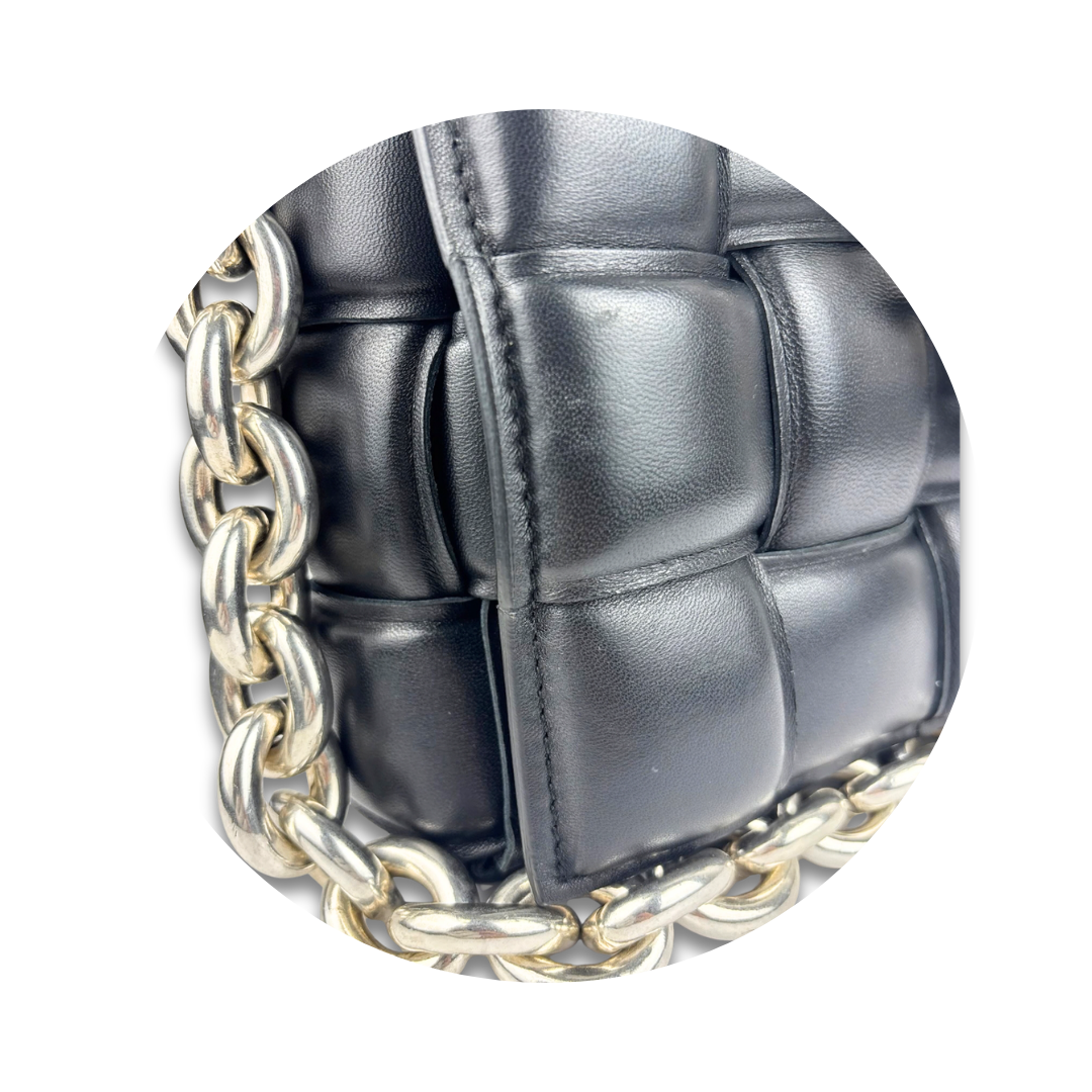 Bottega Veneta Intrecciato Chain Padded Cassette Bag