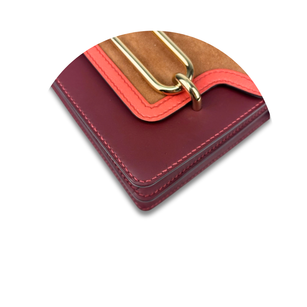 Hermès Suede Tricolor Roulis 23