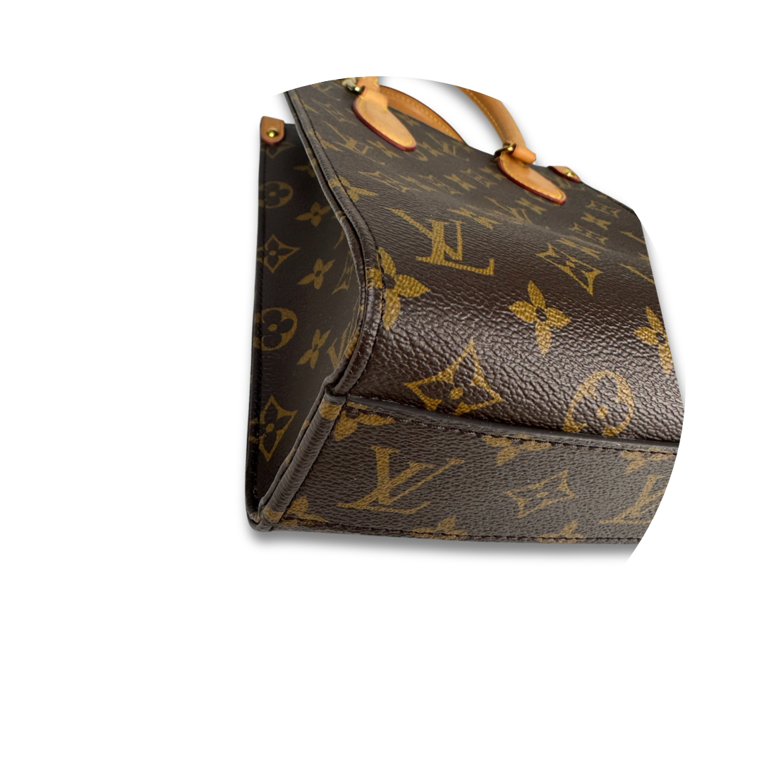 Louis Vuitton Monogram Sac Plat BB Handbag