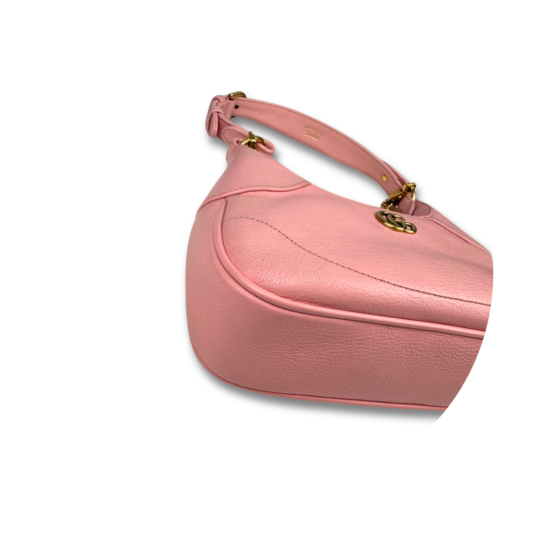 Gucci Pink Double G Small Aphrodite
