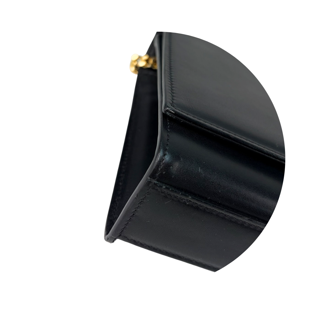 YSL Black Medium Kate Tassel Chain Bag