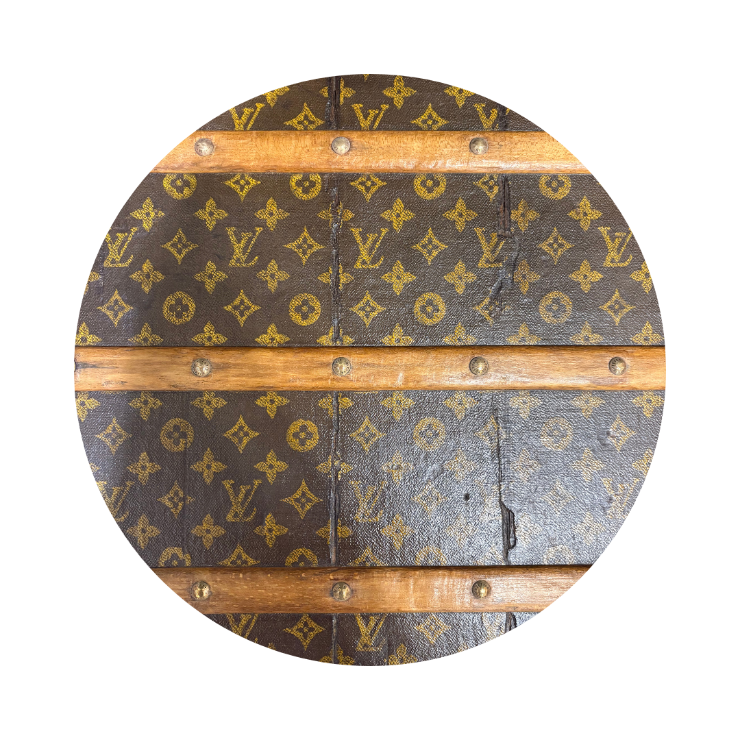 Louis Vuitton Monogram Antique Malle Cabine 90 Trunk