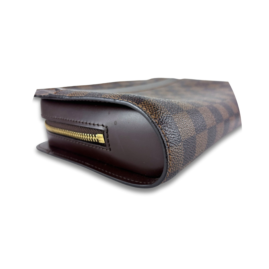 Louis Vuitton Damier Ebene Saint Louis Wristlet Clutch