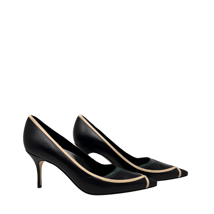 Manolo Blahnik Rinam Tricolor Pumps - Size 40 | Lola Saratoga