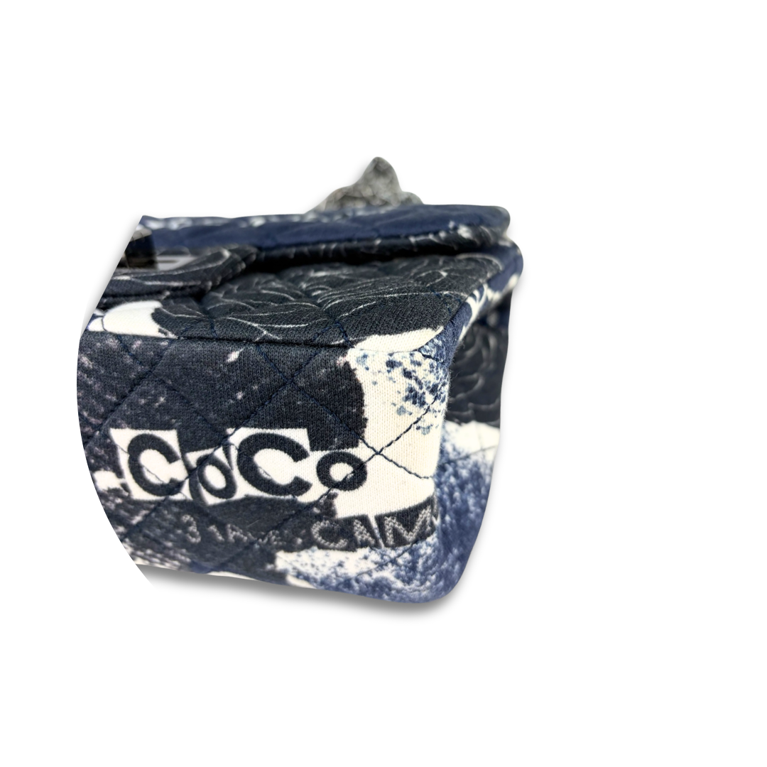 Chanel Quilted Fabric Mini 2.55 Reissue Single Flap
