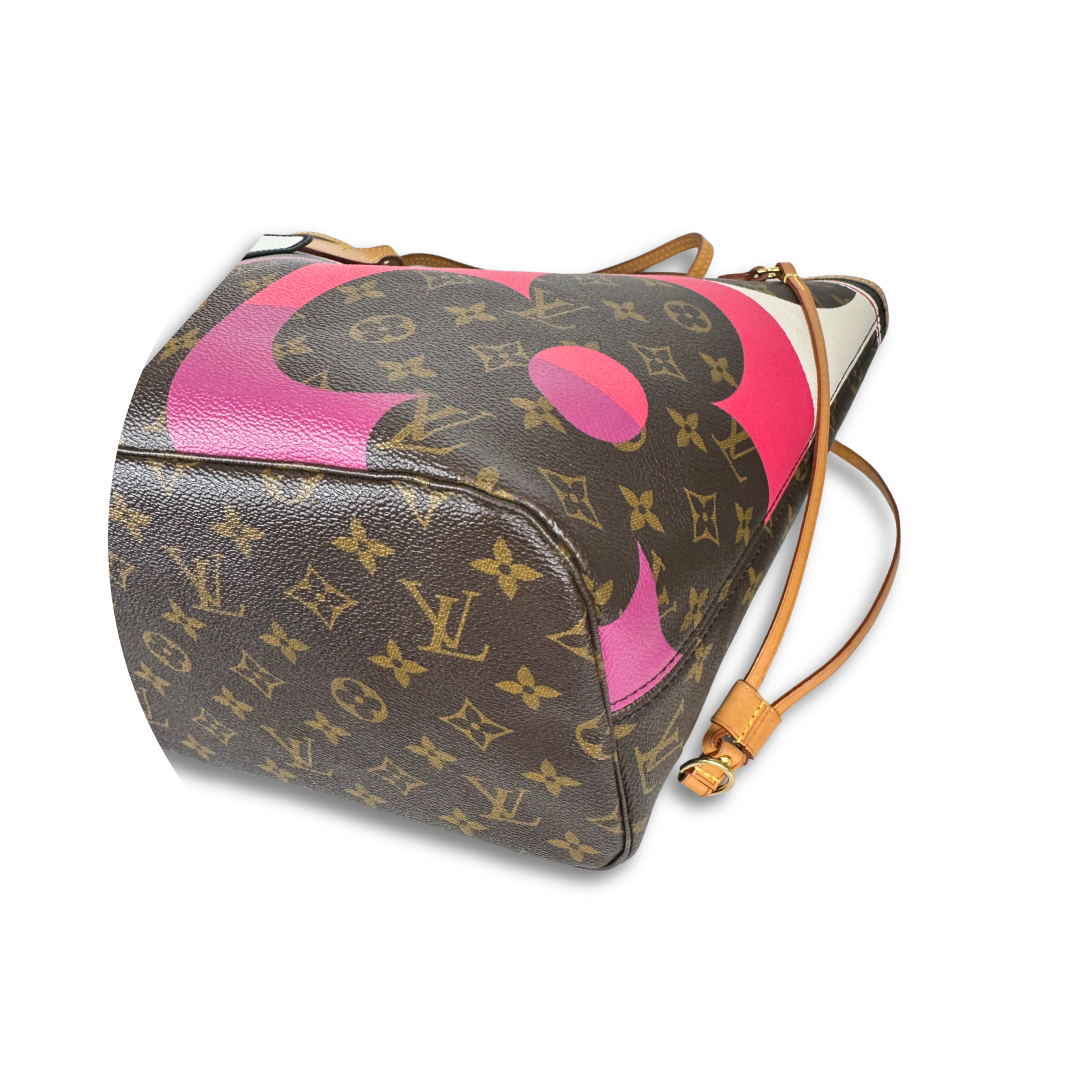Louis Vuitton Limited Edition Monogram Game On Neverfull MM