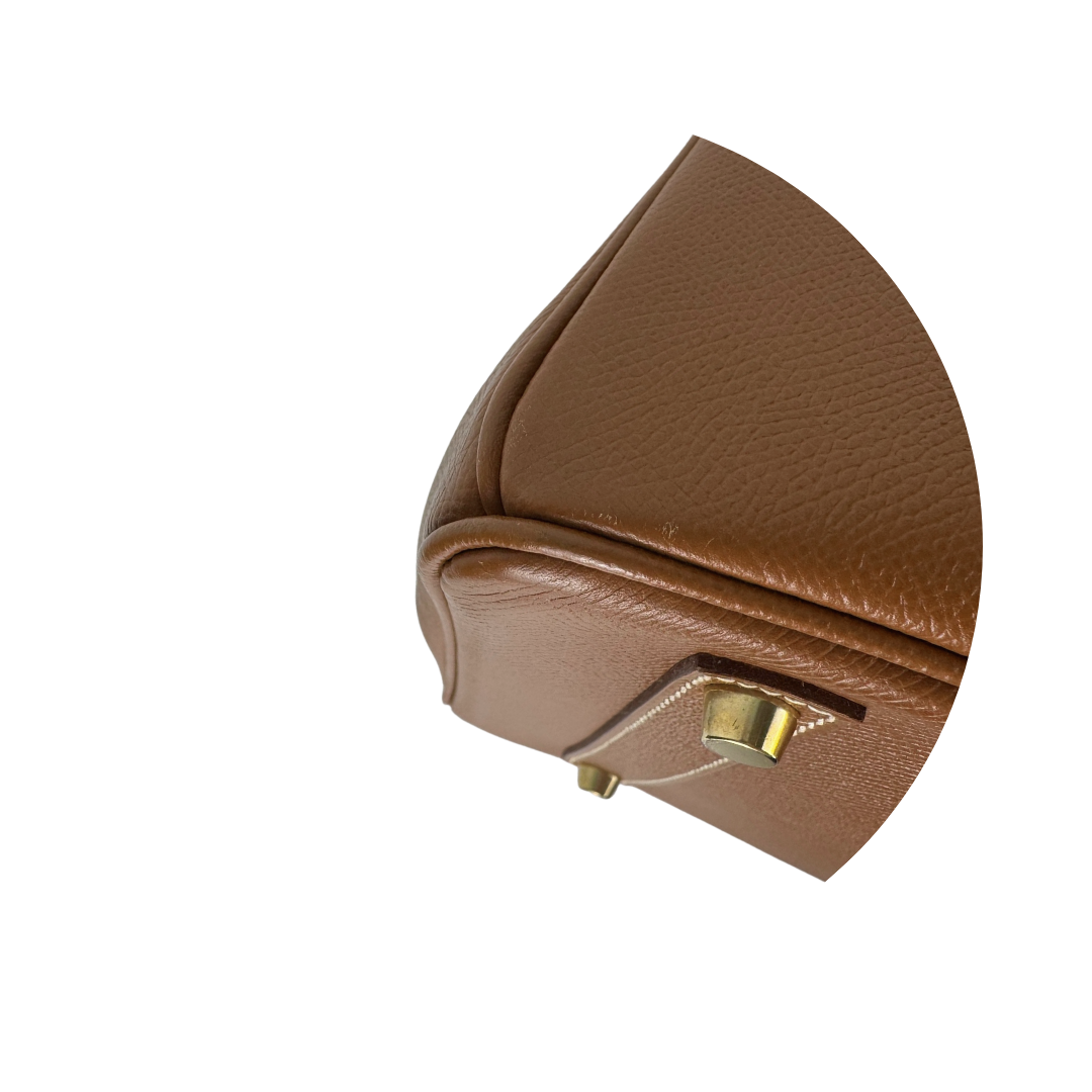 Hermès Courchevel Birkin 35 Gold