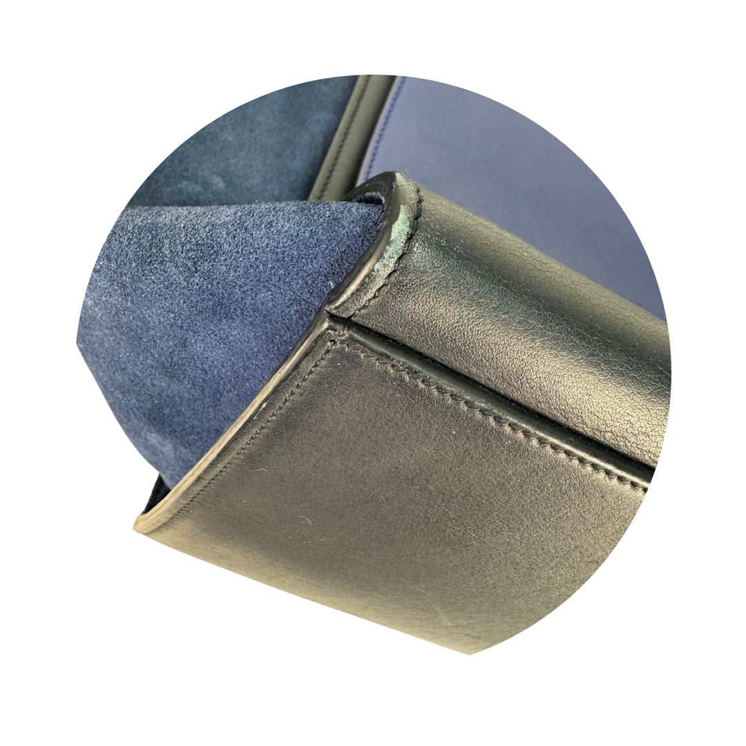 Celine Large Navy Trapeze Bag