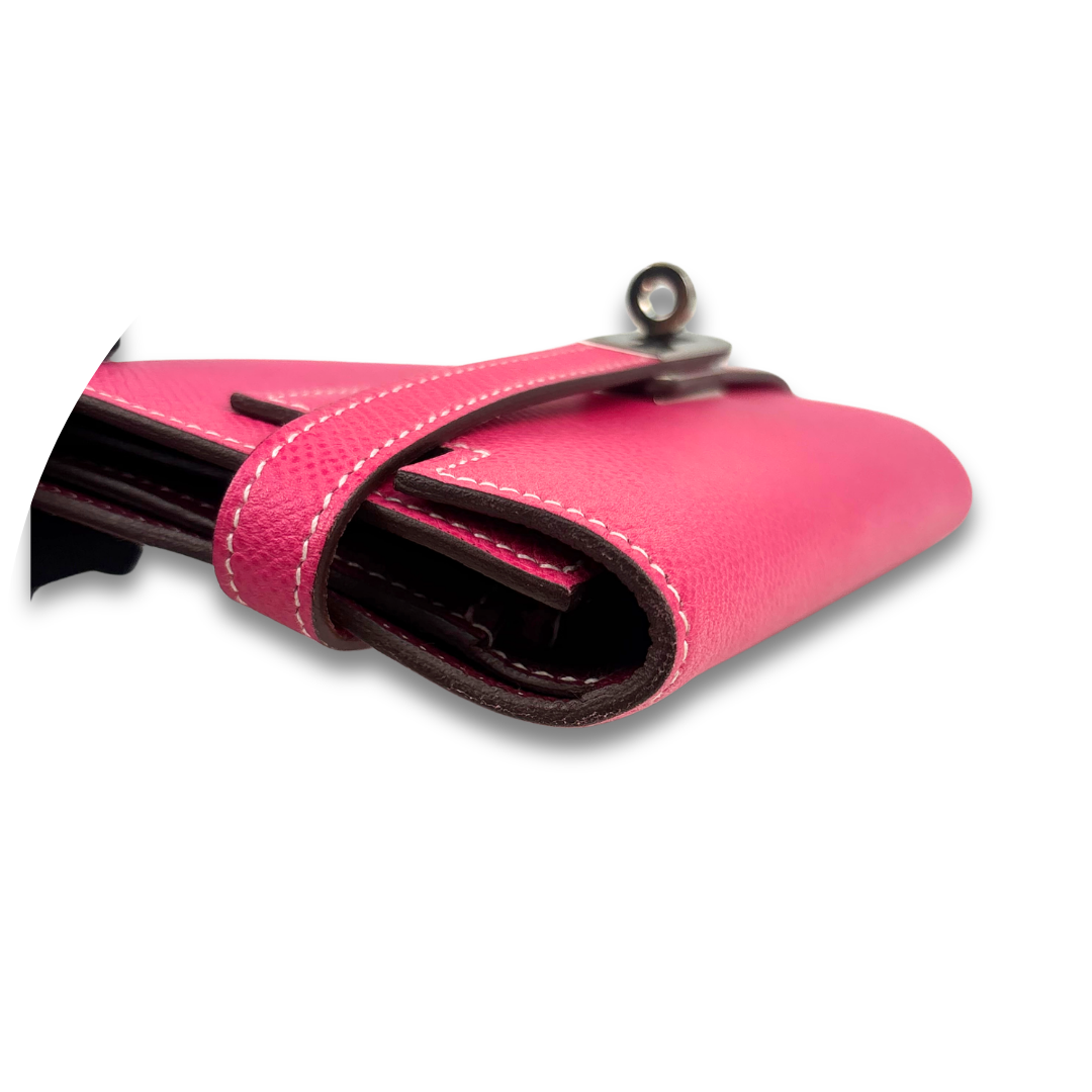 Hermès Hot Pink Epsom Kelly Medium Wallet