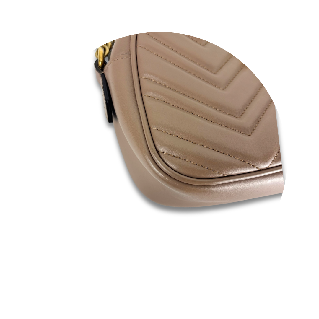 Gucci Dusty Rose Marmont Small Camera Bag
