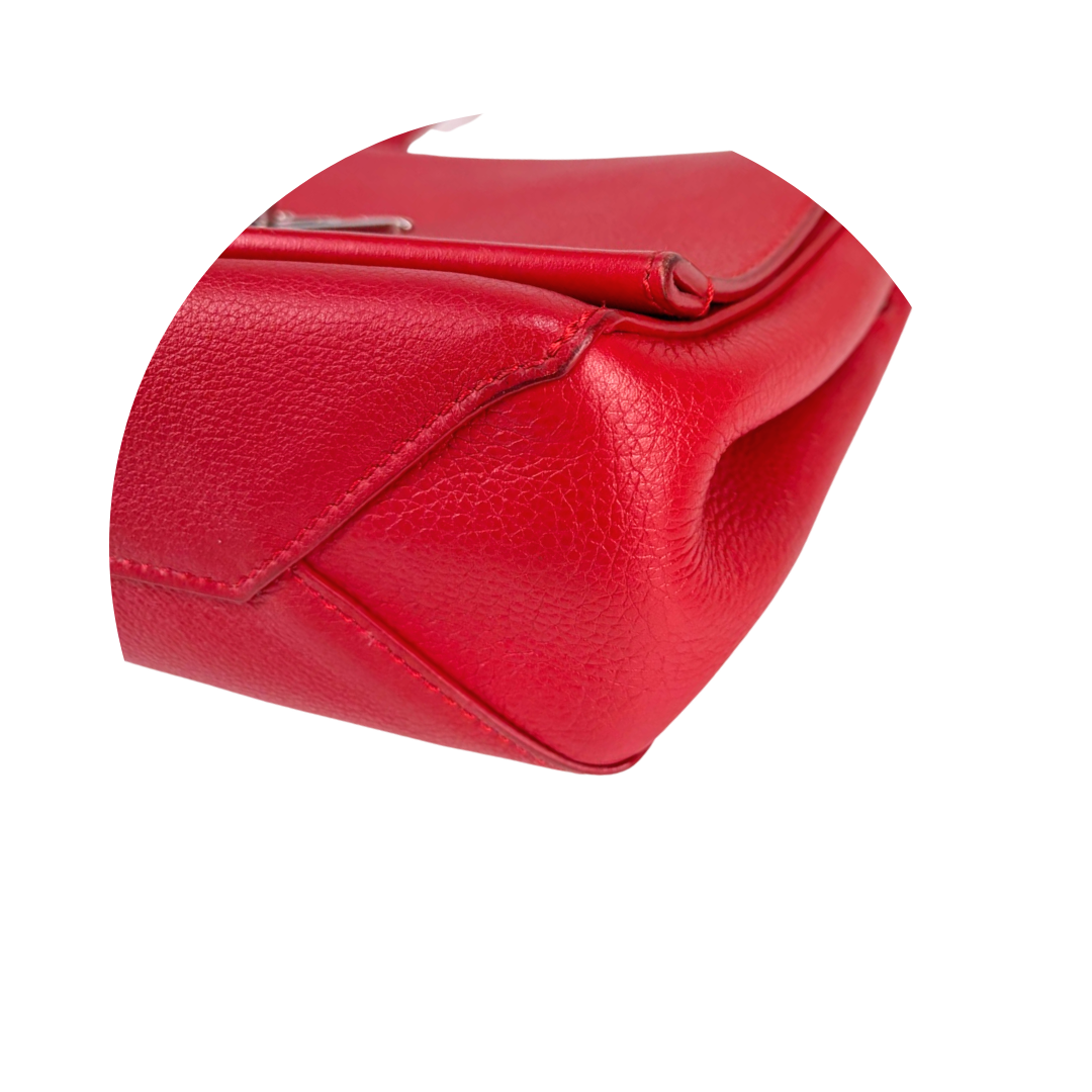 Louis Vuitton Red Lockme II Chain Bag BB