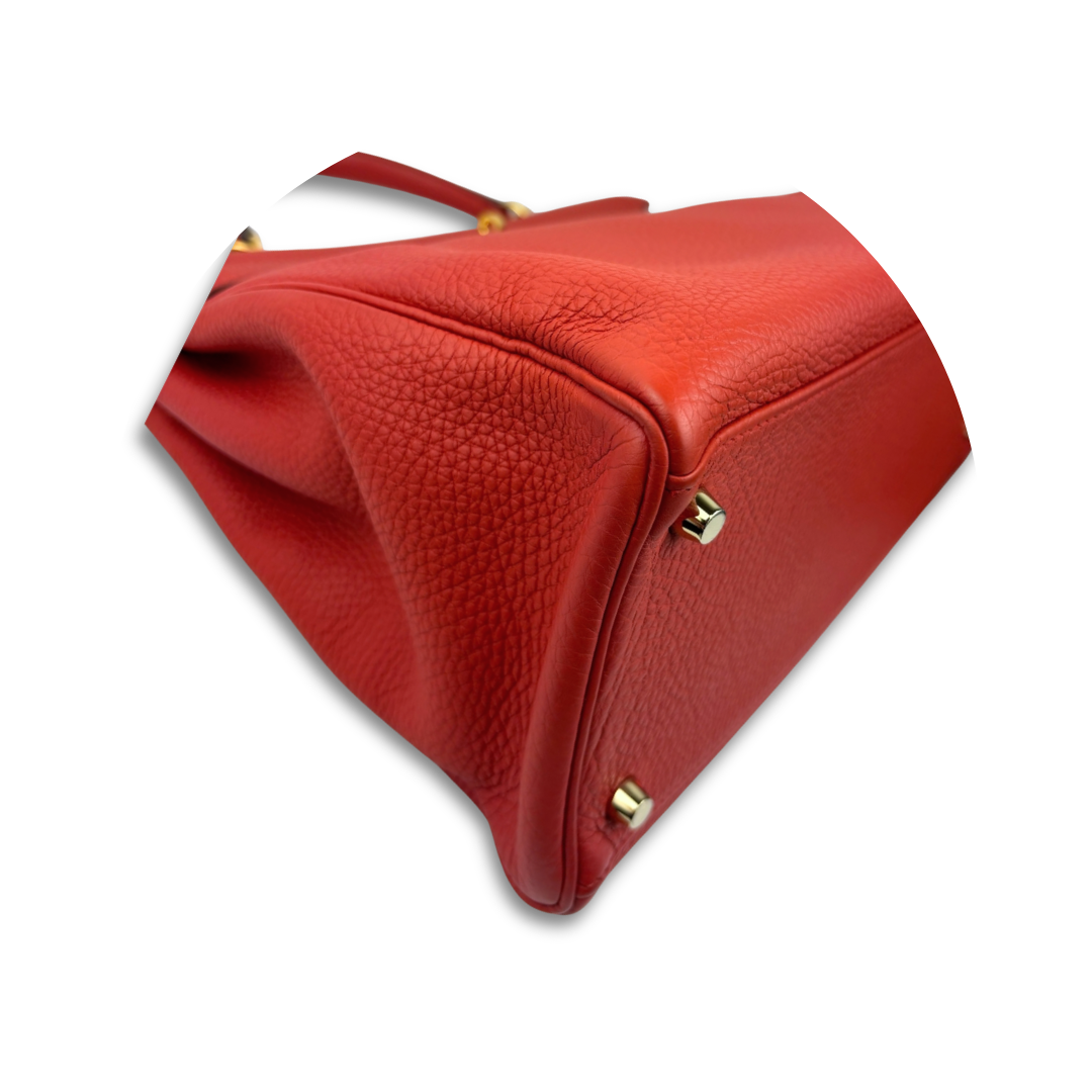 Hermès Togo Retourne Kelly 35 Red
