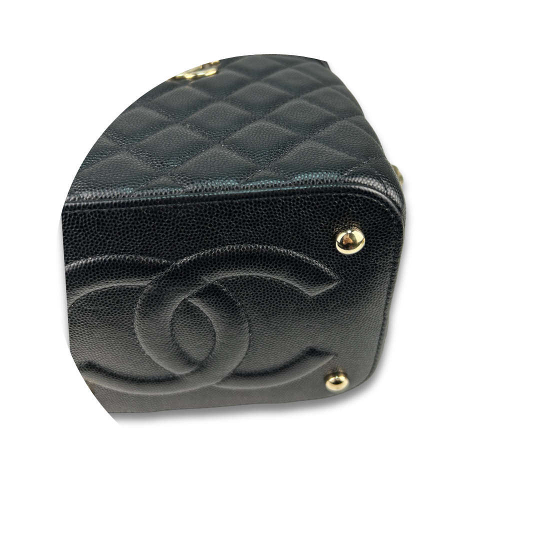 Chanel Caviar Top Handle Vanity Bag