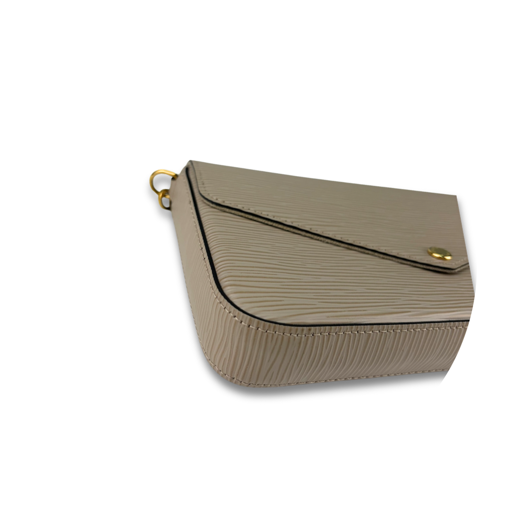 Louis Vuitton Beige Epi Leather Pochette Felicie