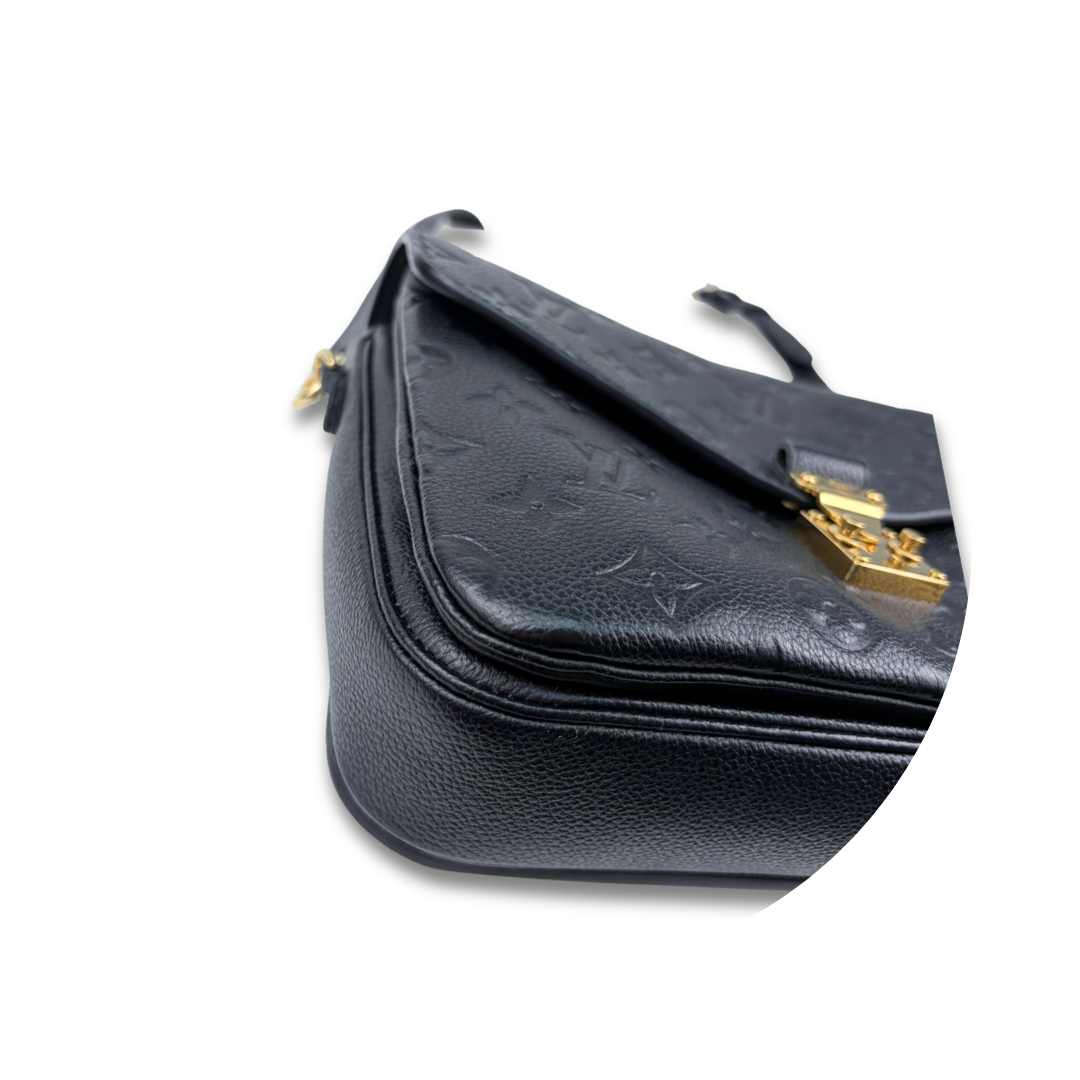 Louis Vuitton Black Empreinte Pochette Métis