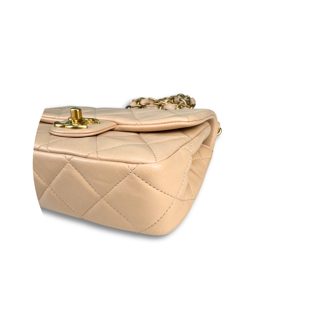 Chanel Blush Pink Mini Single Flap