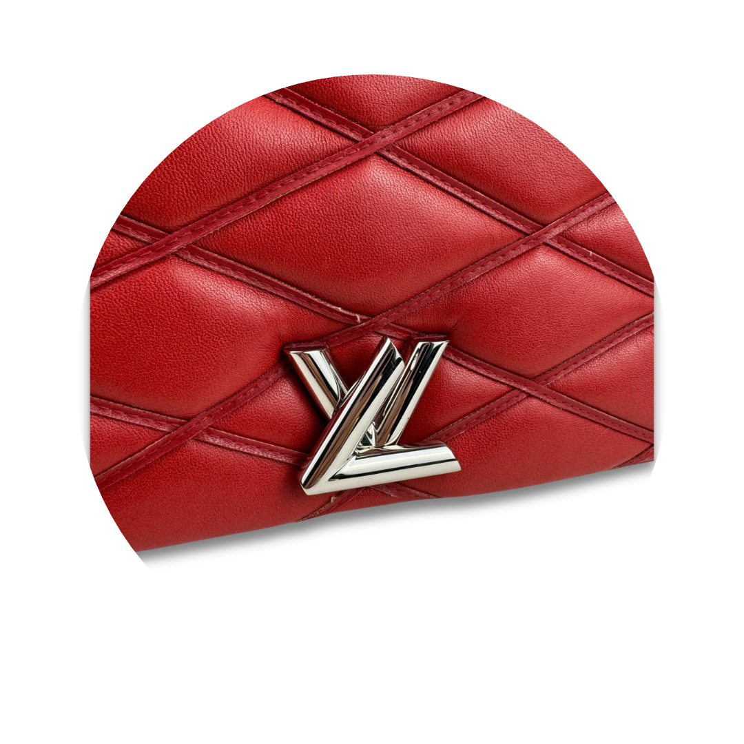 Louis Vuitton Red Lambskin GO-14