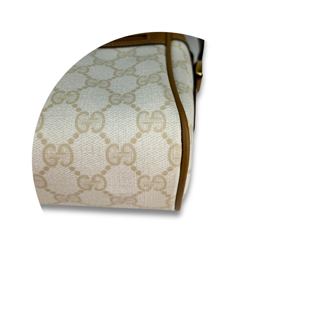 Gucci Ivory Vintage GG Supreme Crossbody