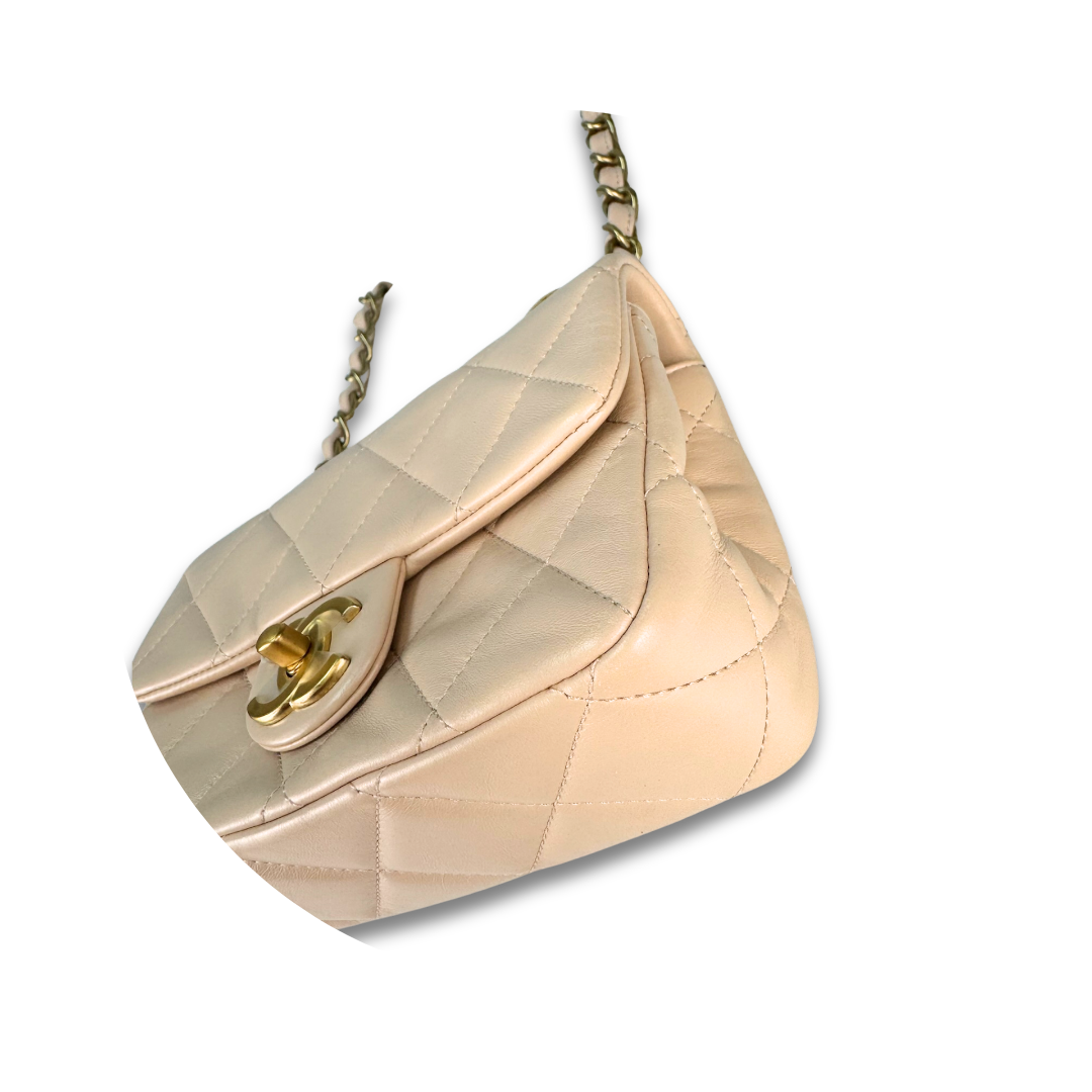 Chanel Blush Pink Mini Single Flap