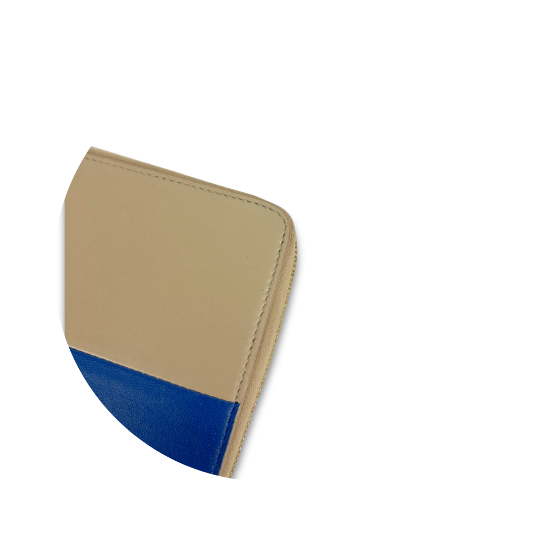 Celine Bicolor Zipper Wallet