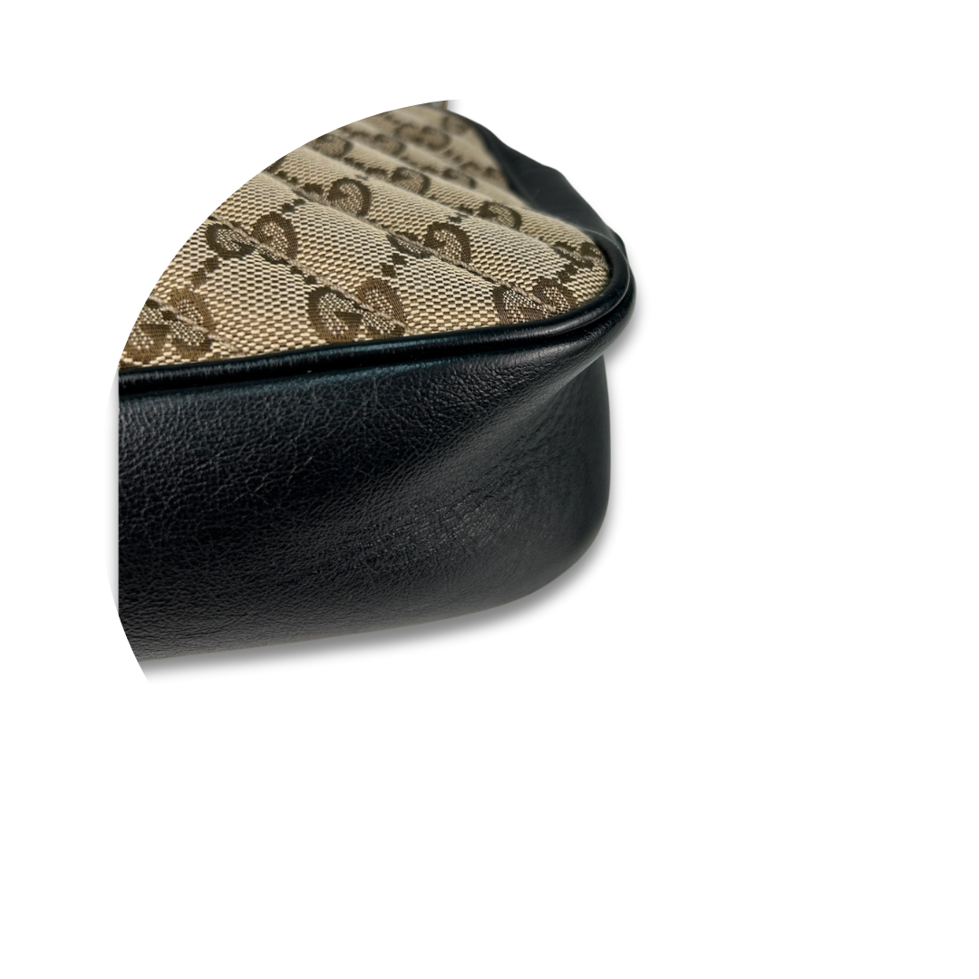 Gucci Black GG Canvas Marmont Small Camera Bag