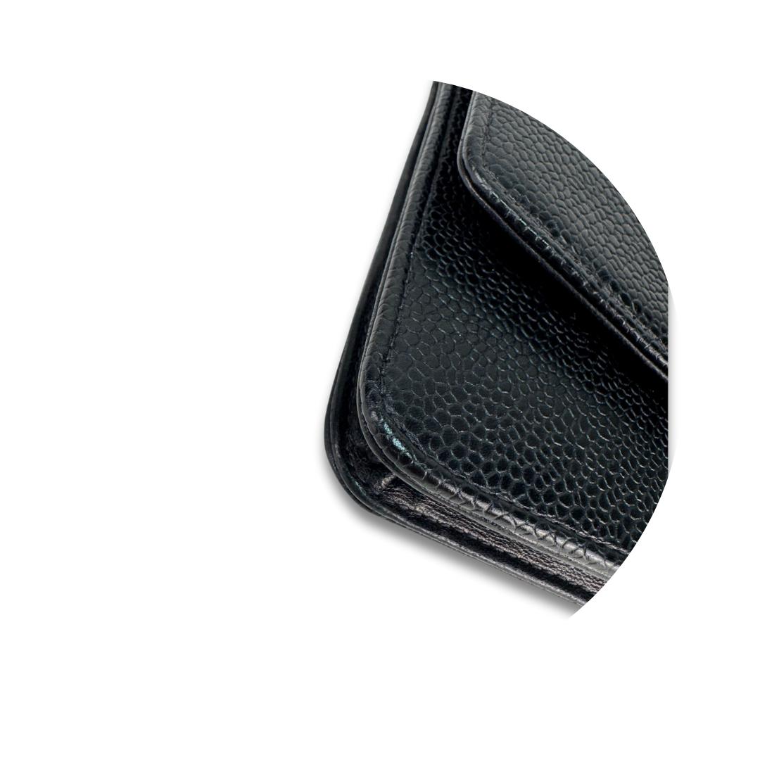 Chanel Caviar Timeless Wallet on Chain