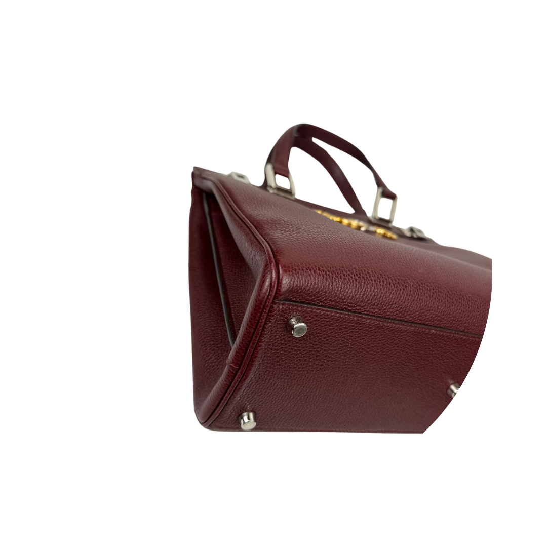 Gucci Medium Calfskin Zumi Top Handle Bag