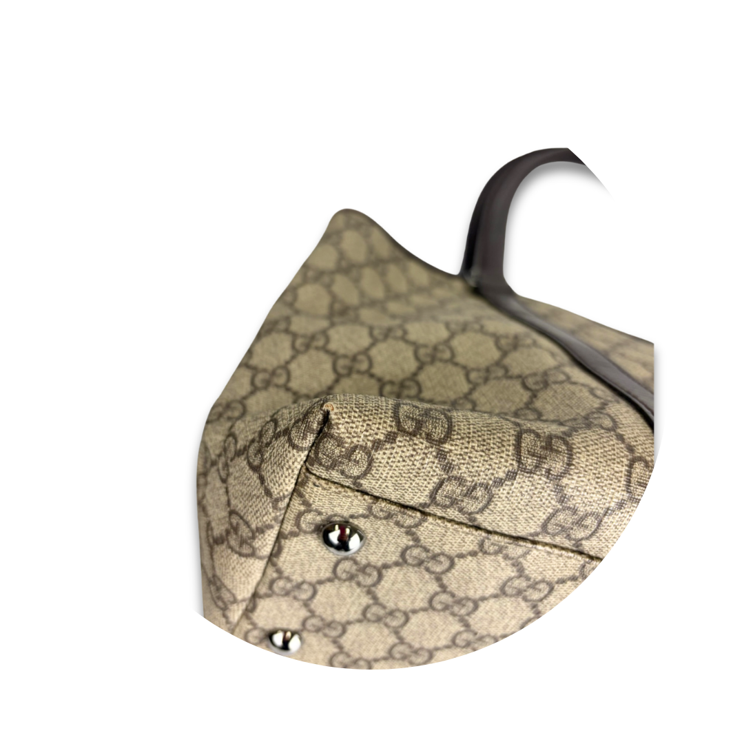 Gucci GG Brown Supreme Tote