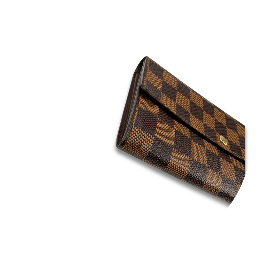 Louis Vuitton Damier Ebene Sarah Wallet