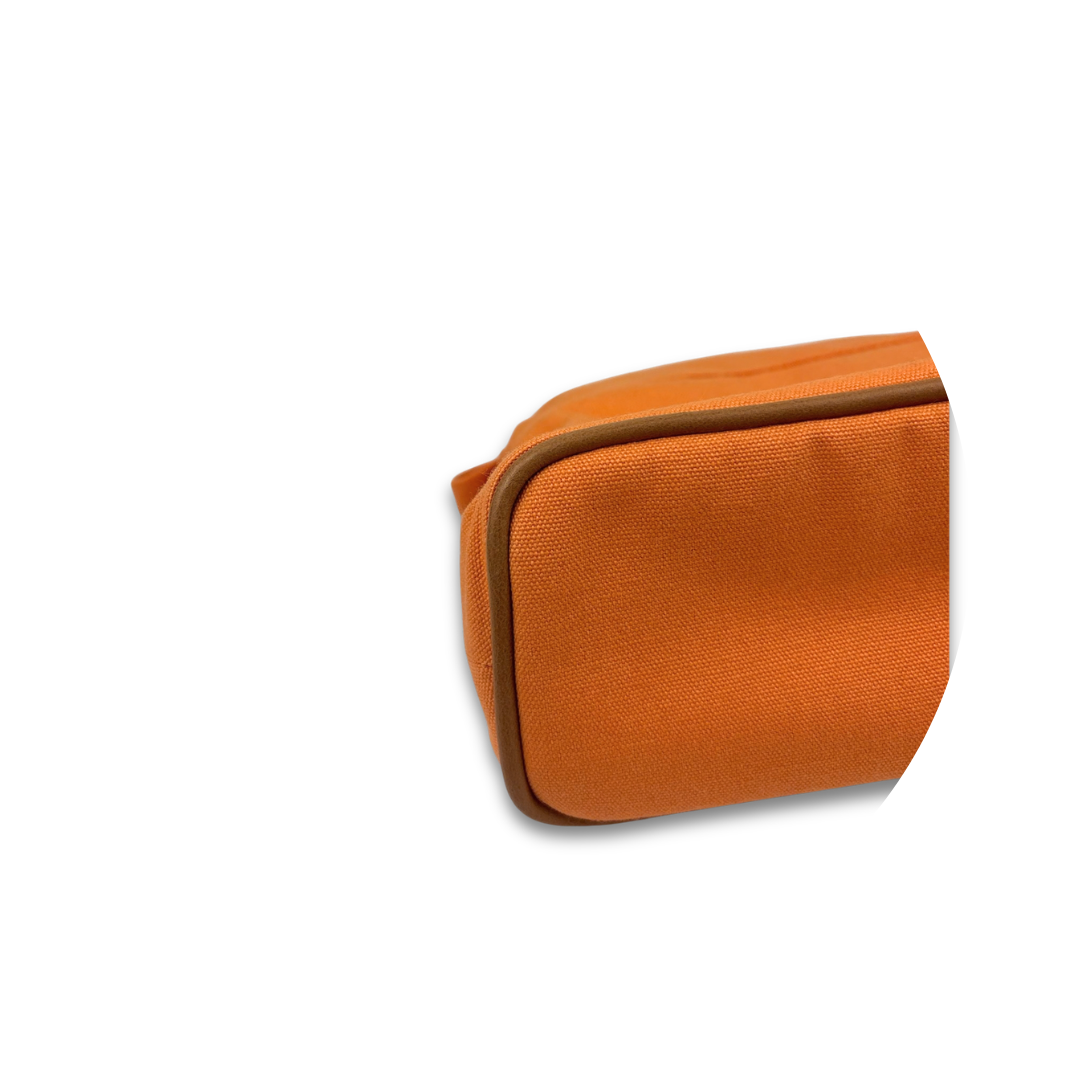 Hermès Orange Toile Bolide Case MM
