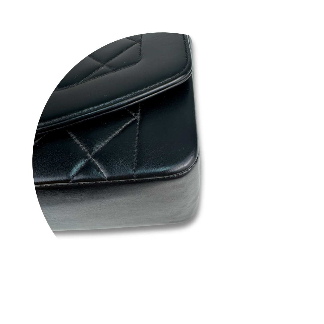 Chanel Lambskin Small Diana Single Flap